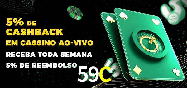 Promoções do cassino ao Vivo 59C